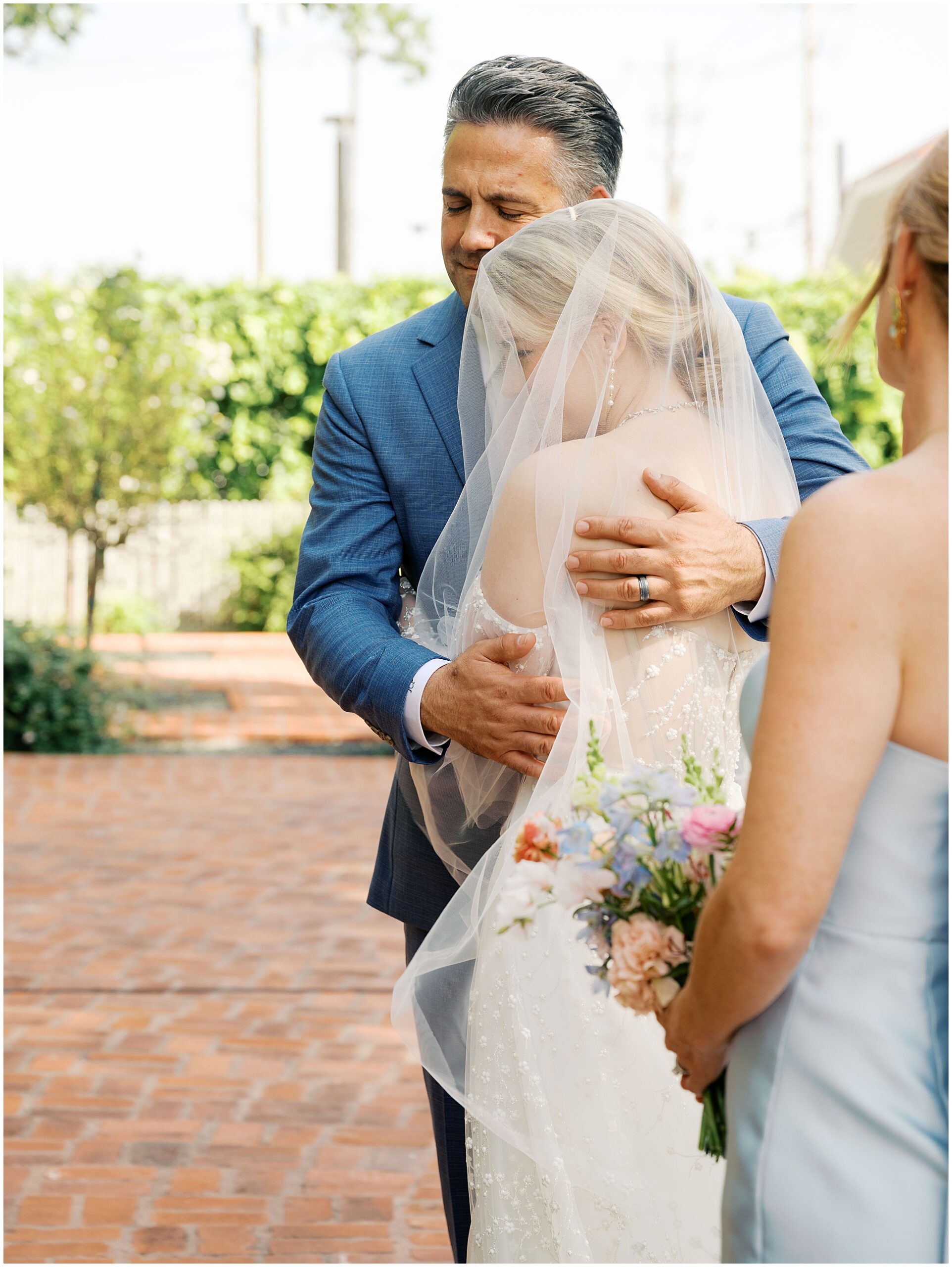 dallas wedding photographer capturing emotional father and bride moment