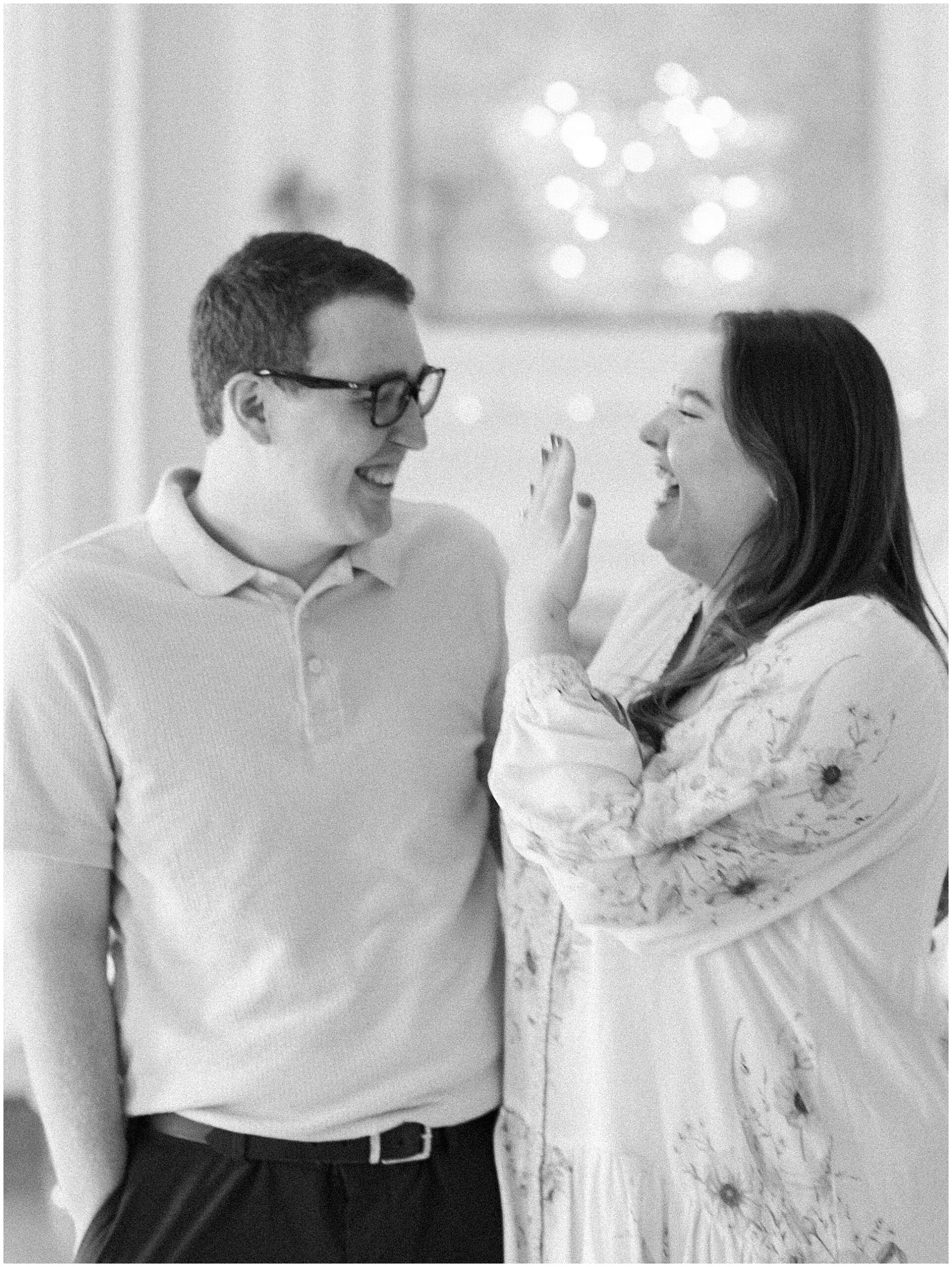 Engagement Proposal couple at the mason dallas