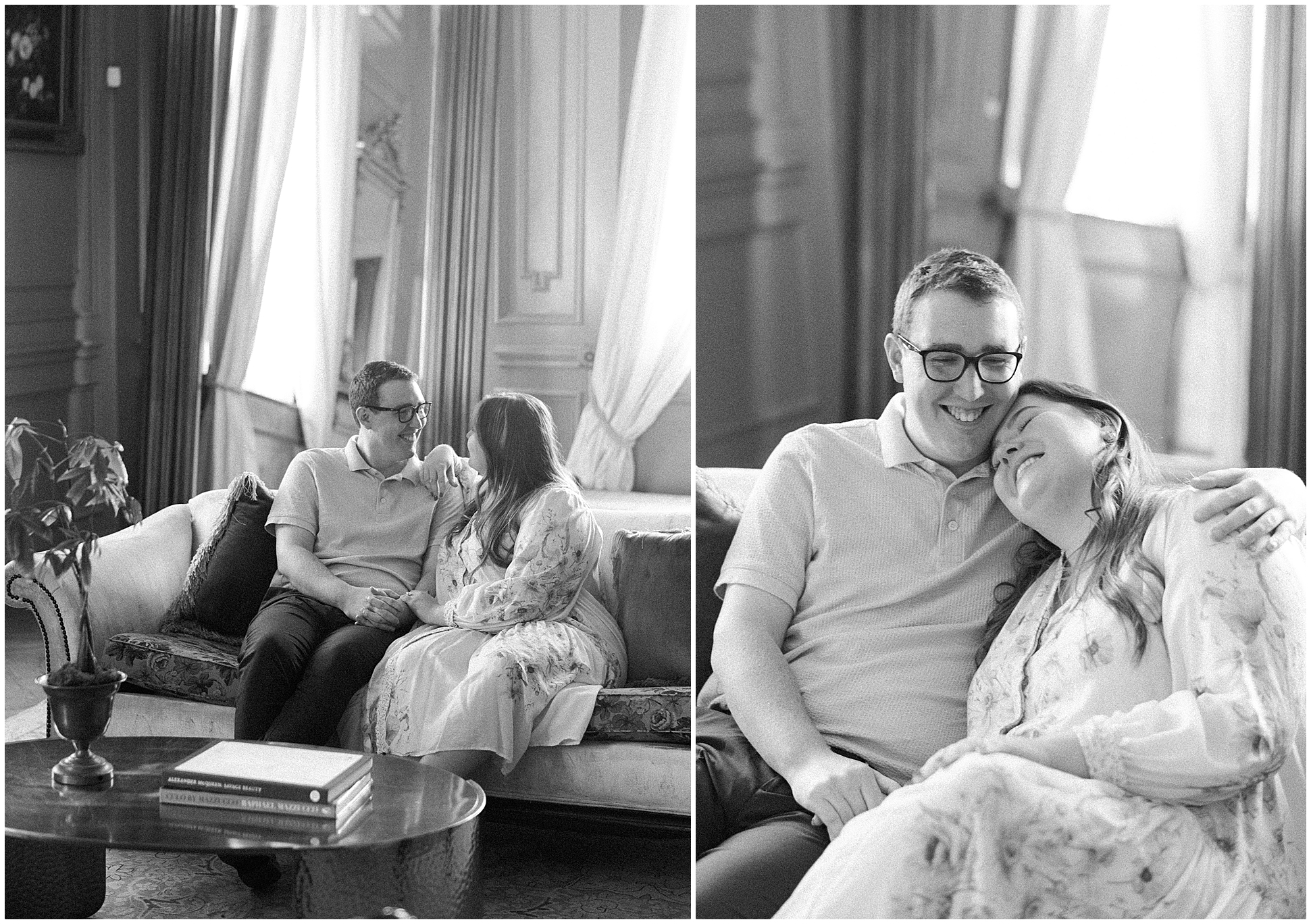 engagement session at the mason after the proposal 