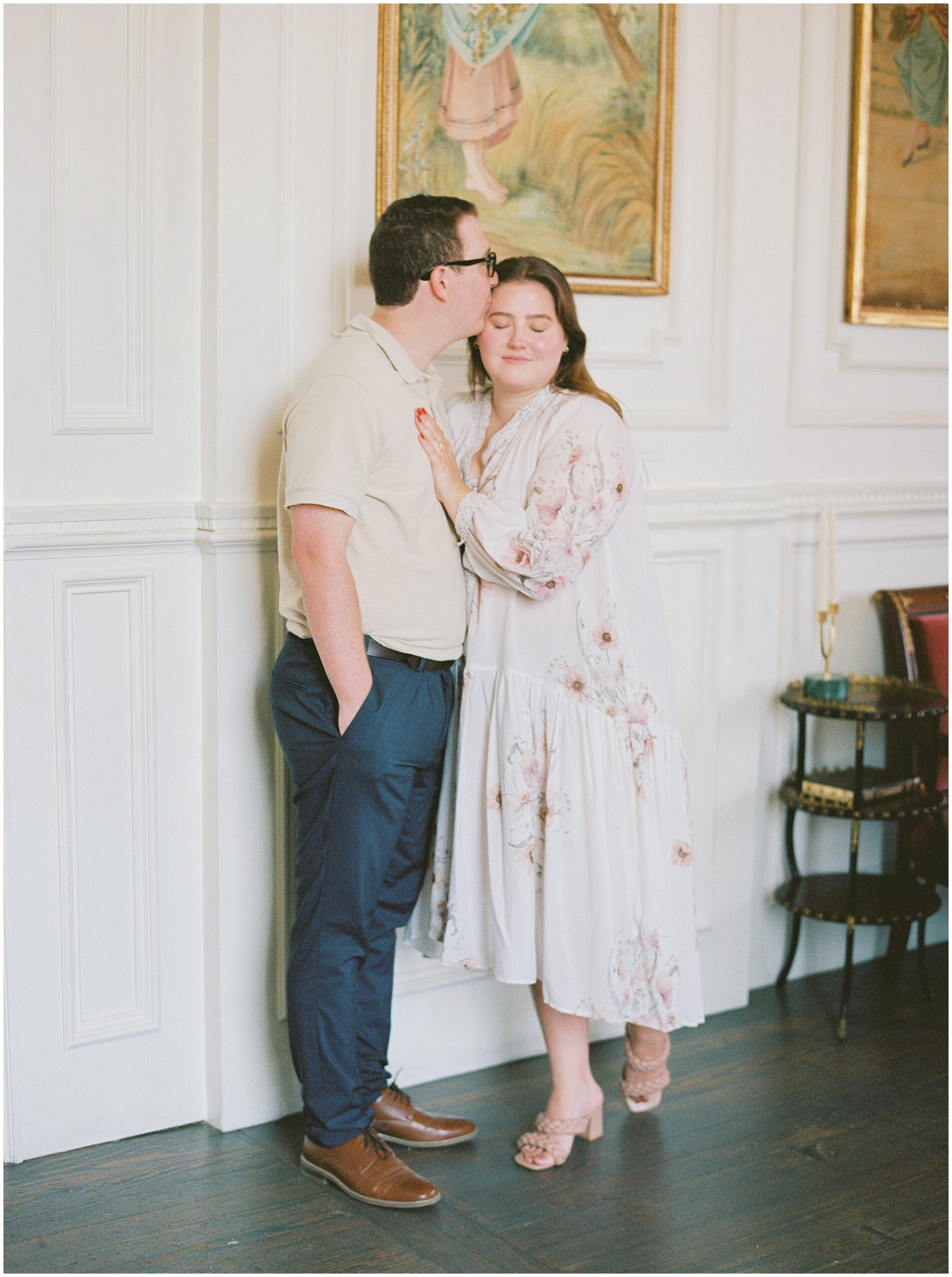 Engagement Proposal couple at the mason dallas