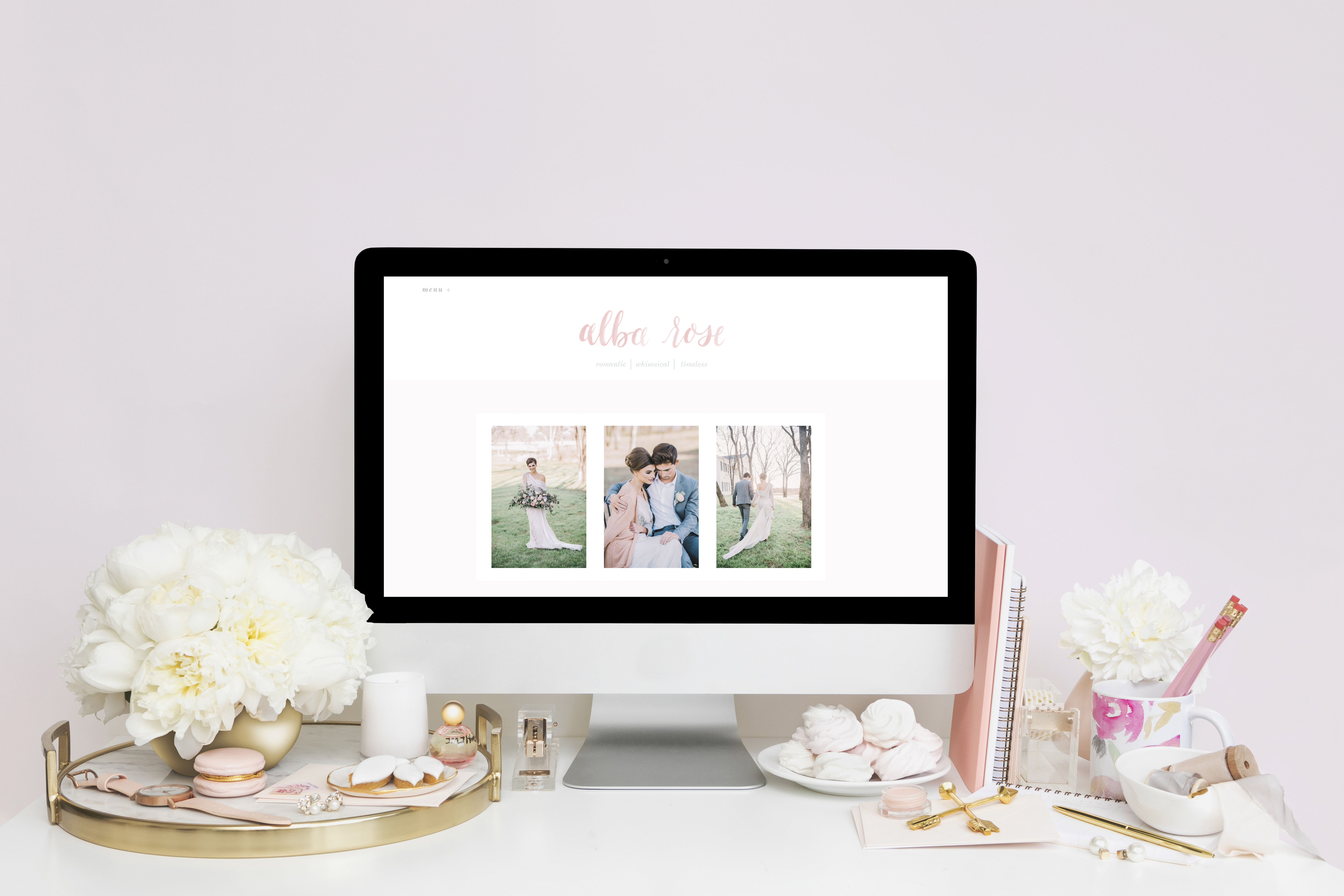 Alba Rose Photography New Website by Palm & Co.
