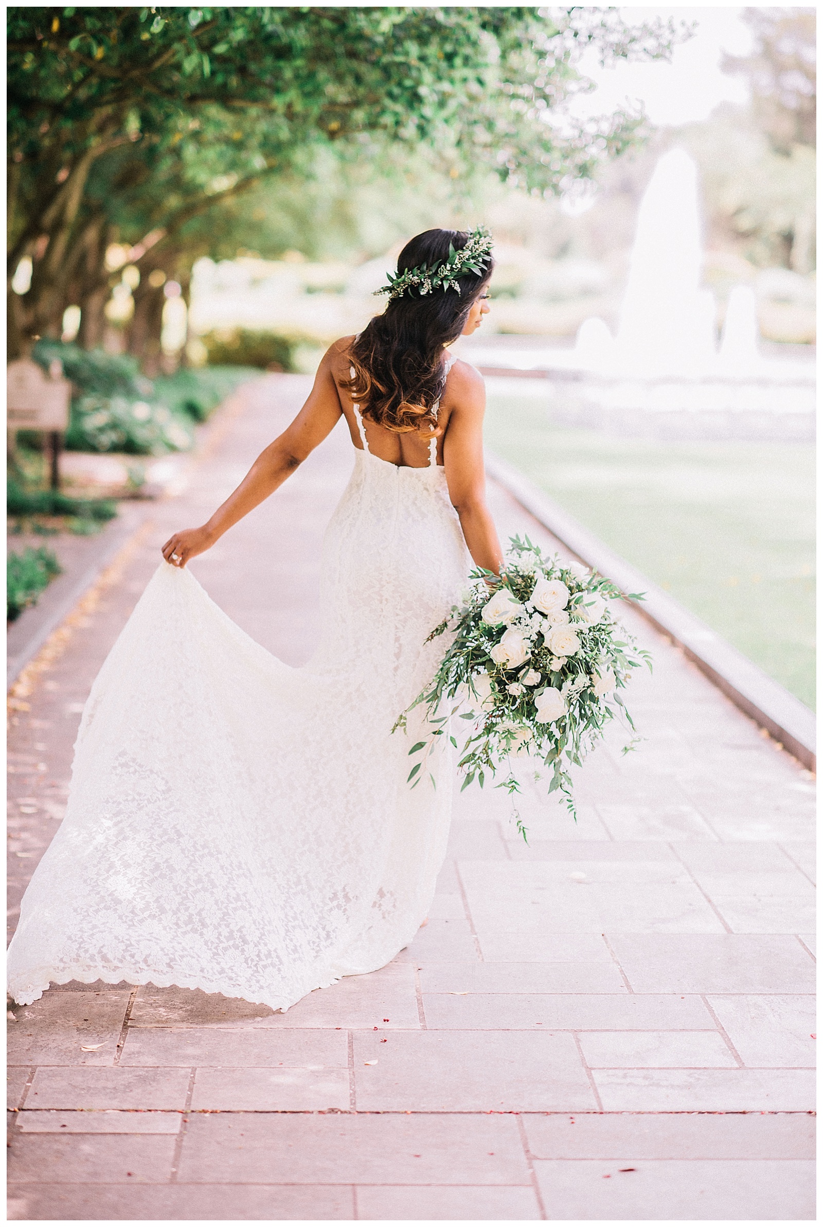 Texas Discovery Garden Bridal Session