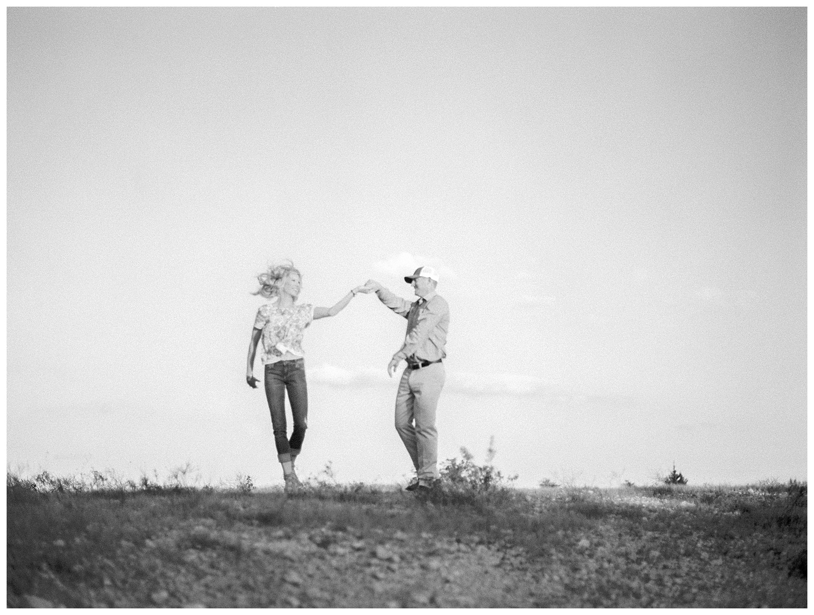 Private ranch engagement session in Decatur texas