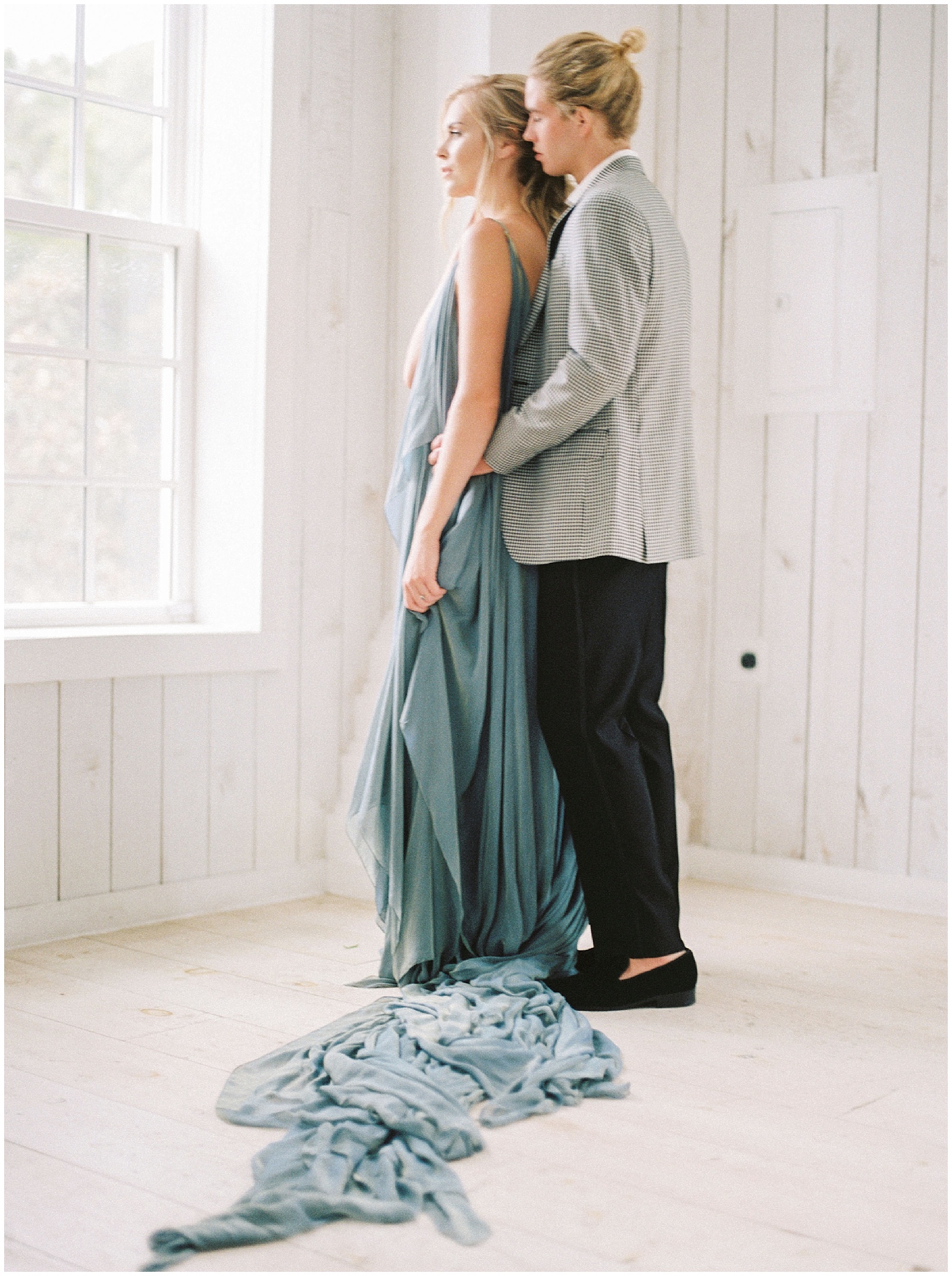 White Sparrow barn engagement session