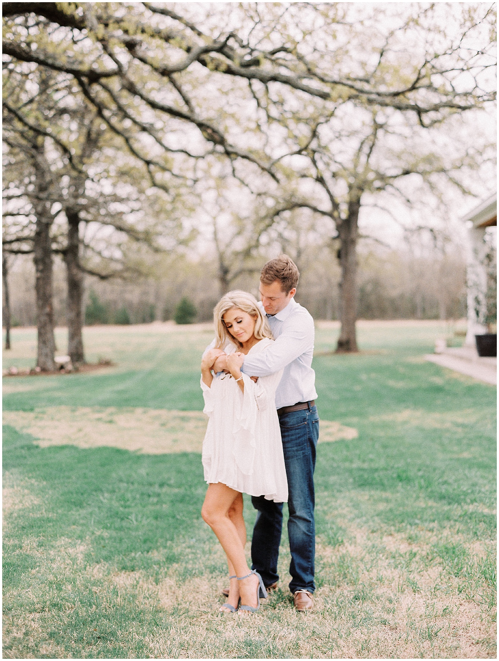 White Sparrow Barn Engagement Session