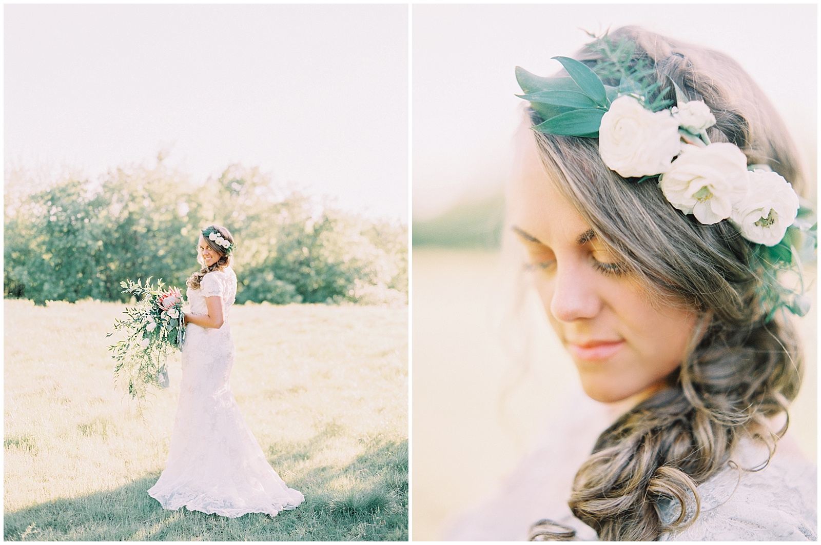 Dreamy Bohemian Bridal session By alba Rose Photography