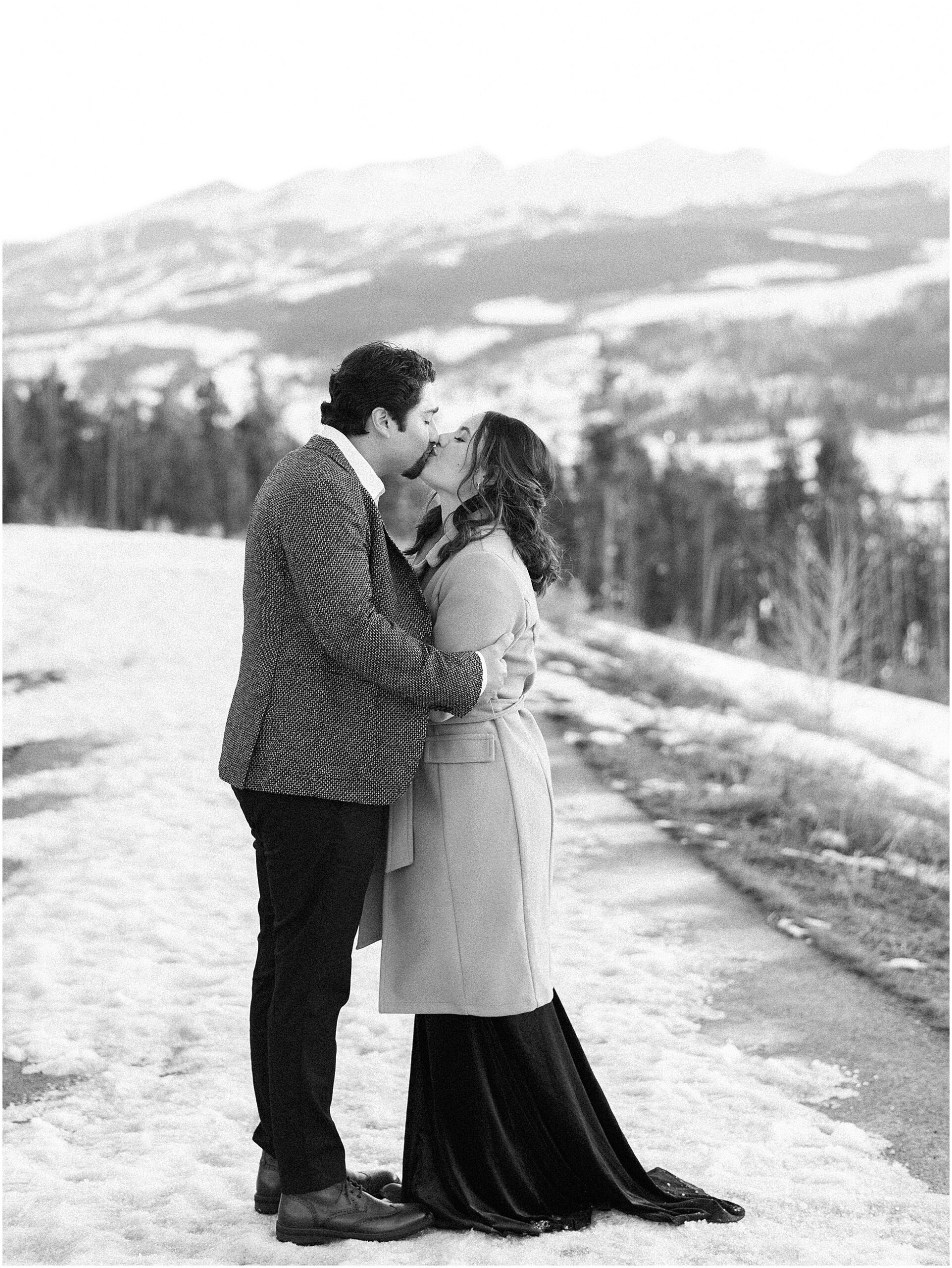 surprise proposal at Sapphire POint Overlook Colorado